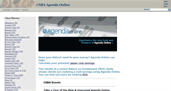 Desktop Screenshot of csbaagendaonline.net